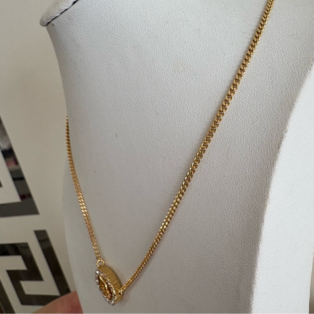 Dior Gold Necklace /w Original Box - Picture 2 of 13